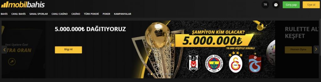 Mobilbahis Süper Lig Şampiyonu Kampanyası Kayıt