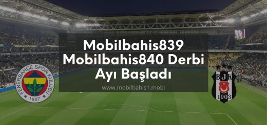 Mobilbahis839 - Mobilbahis840 Derbi Ayı
